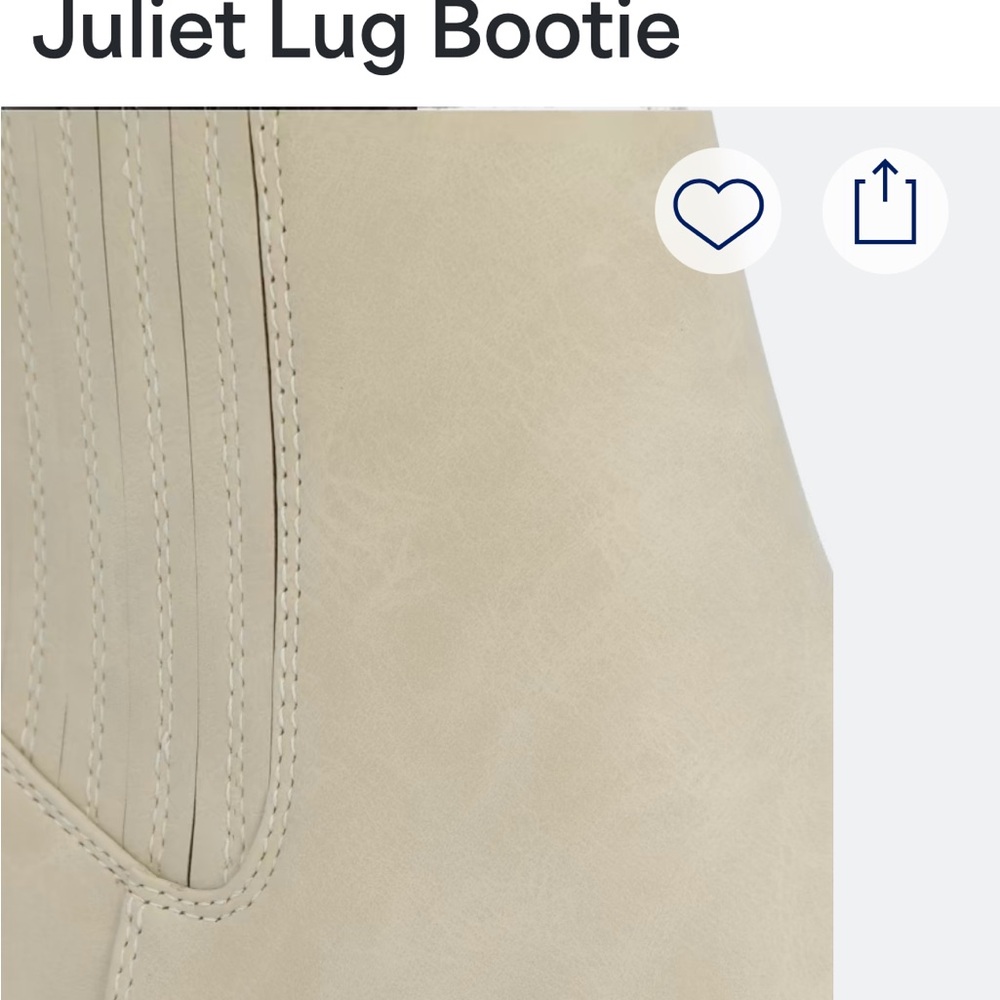 DV by Dolce Vita Very Light Tan Chunky Heeled Boots - Picture 14 of 16